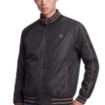 ז’קט בומבר איינקר ainker שחור דגם Puff Nylon 1100 Jacket ניילון טכני פוליאסטר חוסם רוח גזרה רגילה לוגו חזה לוגו גב lart datteindre