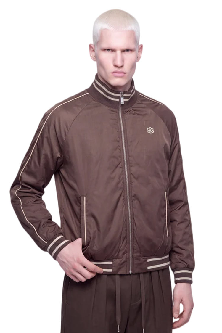 ז'קט בומבר איינקר ainker חום דגם Puff Nylon 1100 Jacket ניילון טכני פוליאסטר חוסם רוח גזרה רגילה לוגו חזה לוגו גב lart datteindre