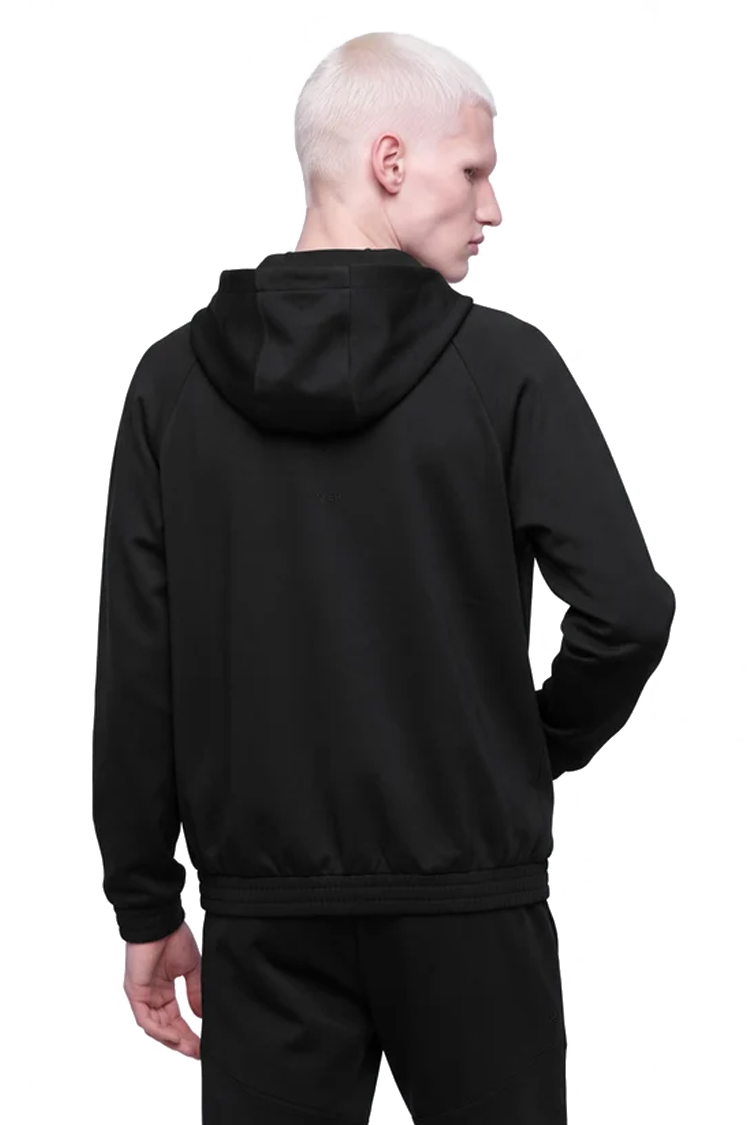 ז’קט קפוצ’ון אינקר שחור דגם 1133 black jacket 100% ניילון גימור מט גזרה נינוחה רקמה חזה גב