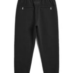 מכנס טרנינג אינקר שחור דגם 1050 black pant 100% כותנה interlock קל משקל רילקסד פיט רקמה שרוול פאץ’ גב