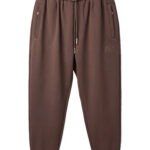 מכנס טרנינג אינקר חום דגם 1050 black pant 100% כותנה interlock קל משקל רילקסד פיט רקמה שרוול פאץ’ גב