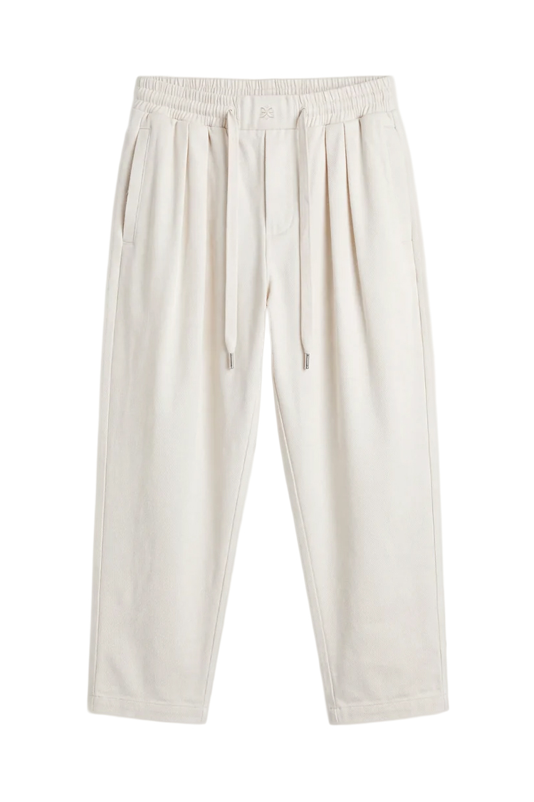 מכנס ג’וגר איינקר ainker אוף וויט דגם 1060 pant כותנה אריגת twill גזרה נינוחה רקמה מותן לוגו lart a obtenir כיס אחורי