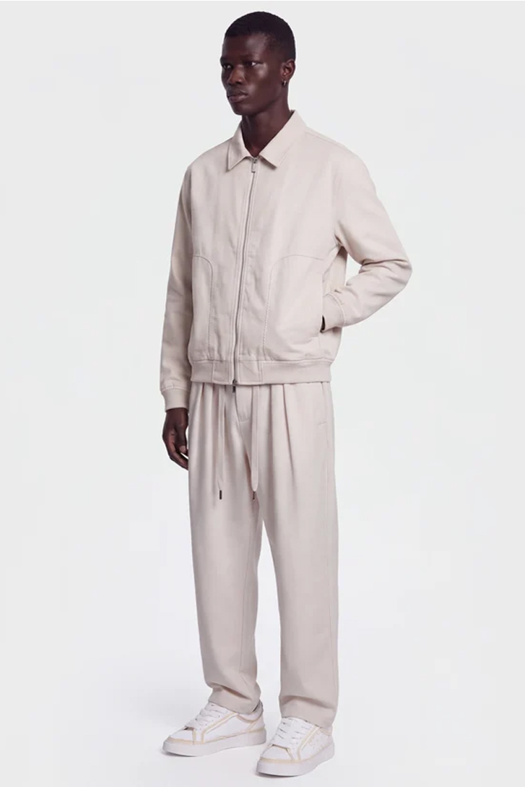 מכנס ג’וגר איינקר ainker אוף וויט דגם 1060 pant כותנה אריגת twill גזרה נינוחה רקמה מותן לוגו lart a obtenir כיס אחורי
