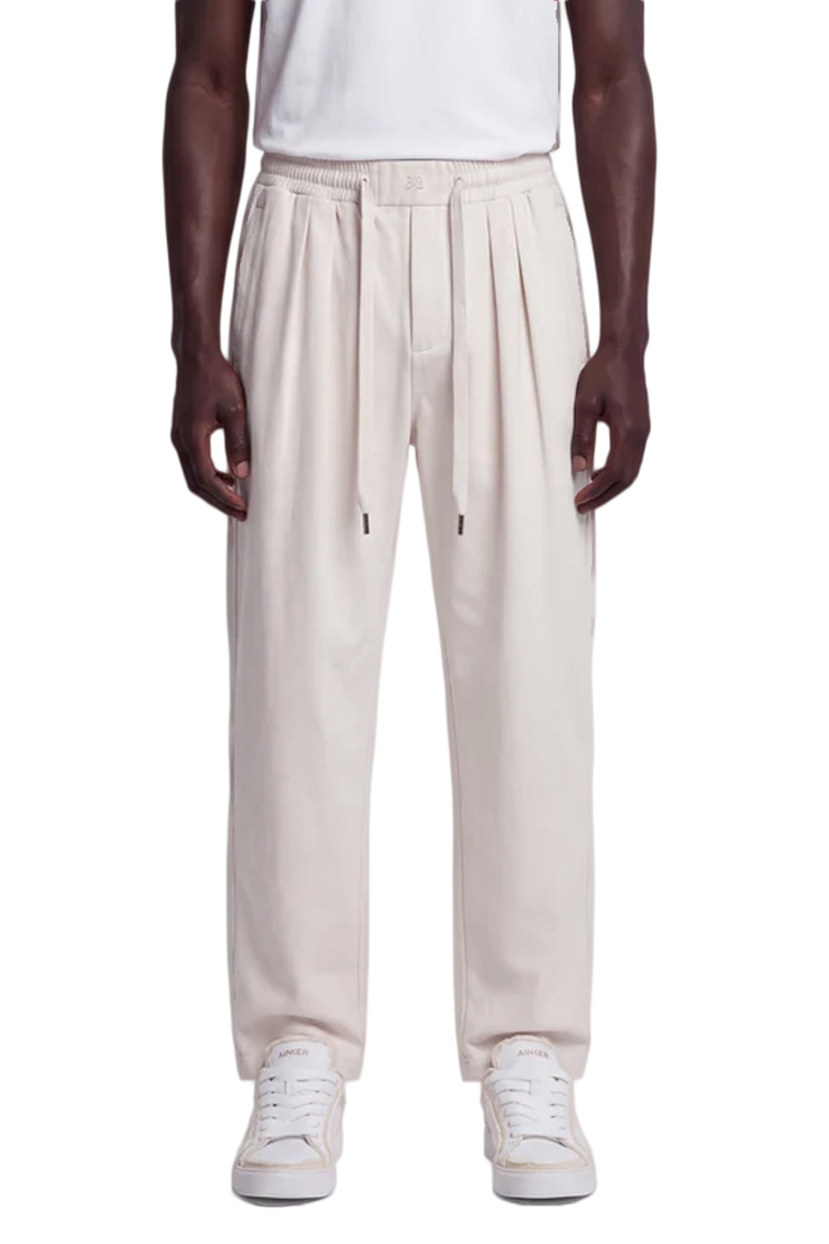 מכנס ג'וגר איינקר ainker אוף וויט דגם 1060 pant כותנה אריגת twill גזרה נינוחה רקמה מותן לוגו lart a obtenir כיס אחורי