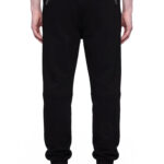 מכנס טרנינג אינקר ainker שחור דגם 1069 navy pant אריגת interlock צפופה צללית מחודדת רקמת לוגו צד תחתית שרוול