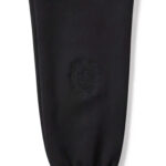 מכנס טרנינג אינקר ainker שחור דגם 1069 navy pant אריגת interlock צפופה צללית מחודדת רקמת לוגו צד תחתית שרוול