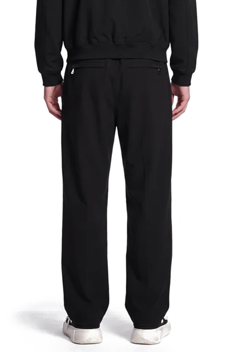 מכנס ג’וגר איינקר ainker שחור דגם 1070 pant כותנה אריגה עדינה טייפארד פיט רקמה שרוול מכנסיים מחויטים