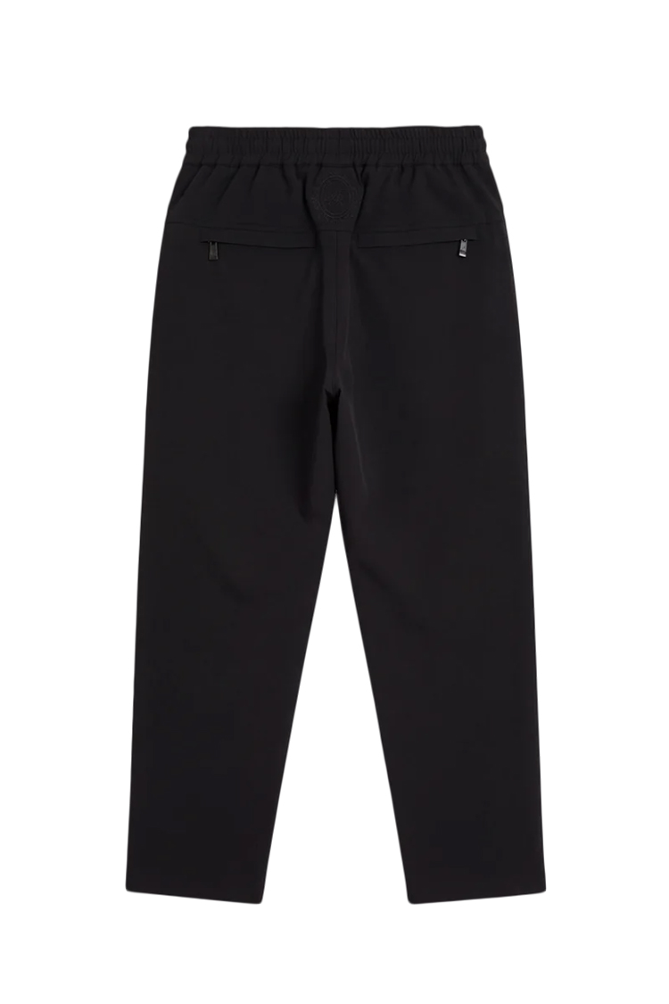 מכנס ג’וגר איינקר ainker שחור דגם 1070 pant כותנה אריגה עדינה טייפארד פיט רקמה שרוול מכנסיים מחויטים