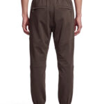 מכנס אינקר חום דגם 1133 black pant 100% פוליאסטר גימור מט גזרה נינוחה רקמה כיס קדמי