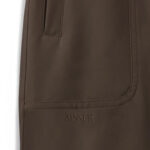מכנס אינקר חום דגם 1133 black pant 100% פוליאסטר גימור מט גזרה נינוחה רקמה כיס קדמי
