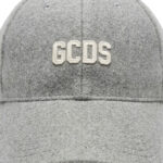 כובע בייסבול ג’יסידיאס gcds אפור דגם Milano 1988 תשלובת צמר רקמה מילאנו רצועה מתכווננת