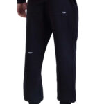 מכנס טרנינג רפרזנט represent שחור דגם Relaxed-Fit Cotton Pants כותנה כבדה רילקסד פיט הדפס לוגו שרוולים כיס אחורי