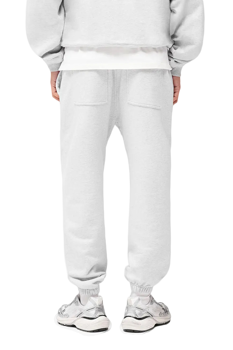 מכנס טרנינג רפרזנט represent אפור בהיר דגם Owners Club Sweatpant כותנה כבדה רילקסד פיט הדפס לוגו שרוול