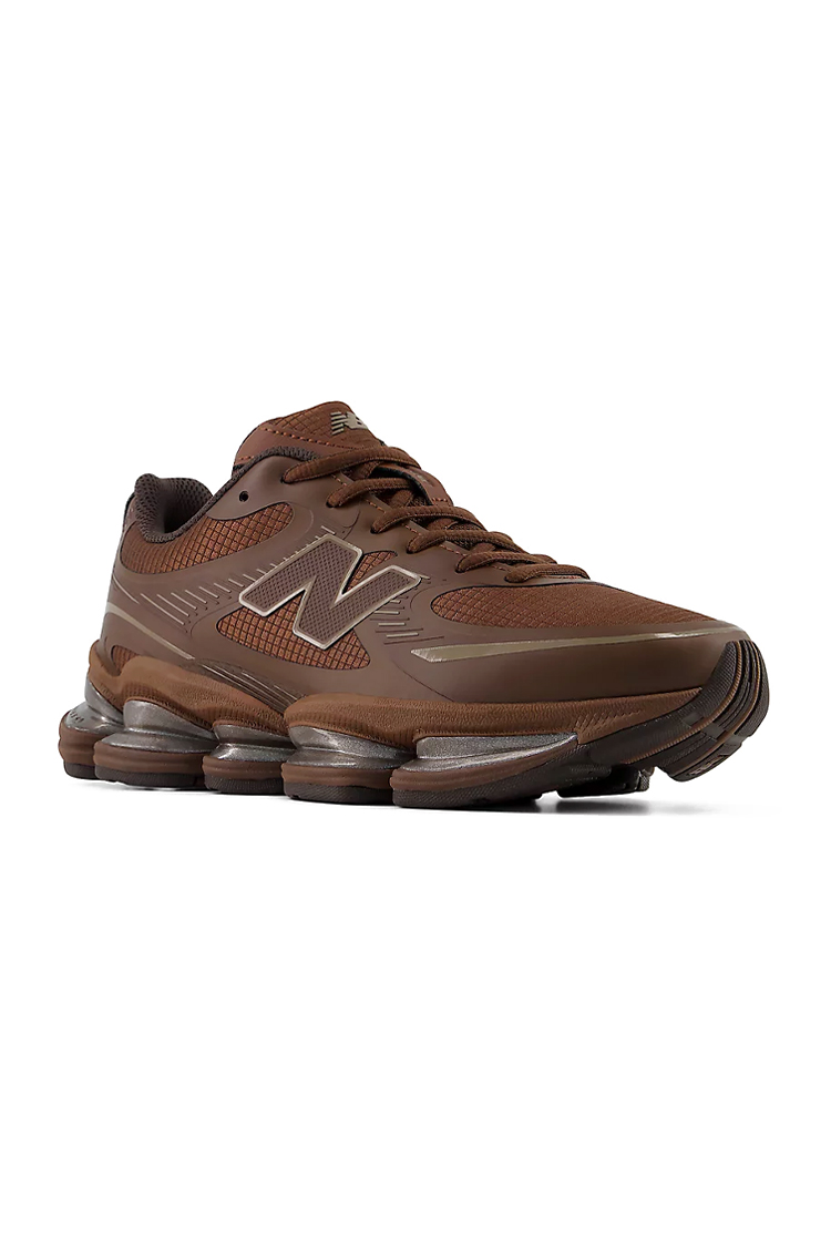 סניקרס ניו באלאנס NEW BALANCE חום טקסטיל גזרת מיד דגם ABZORB 2000 U20002UU בולמי זעזועים